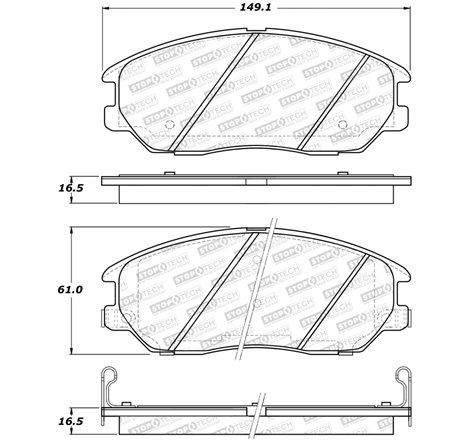 StopTech Street Brake Pads