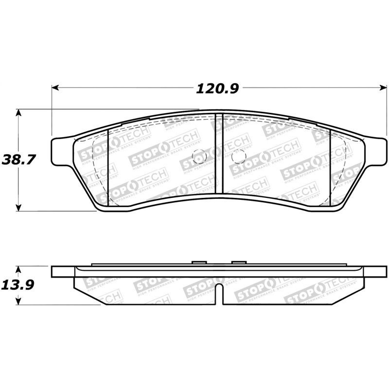 StopTech Street Brake Pads