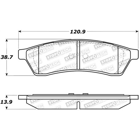 StopTech Street Brake Pads