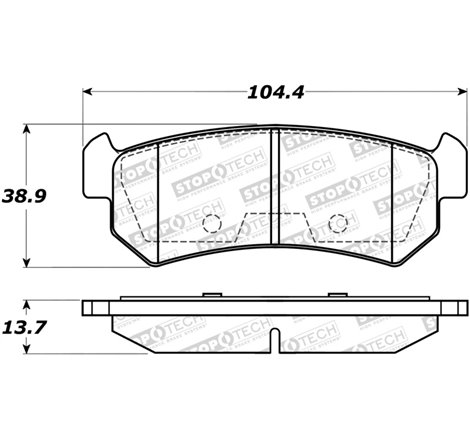 StopTech Street Brake Pads