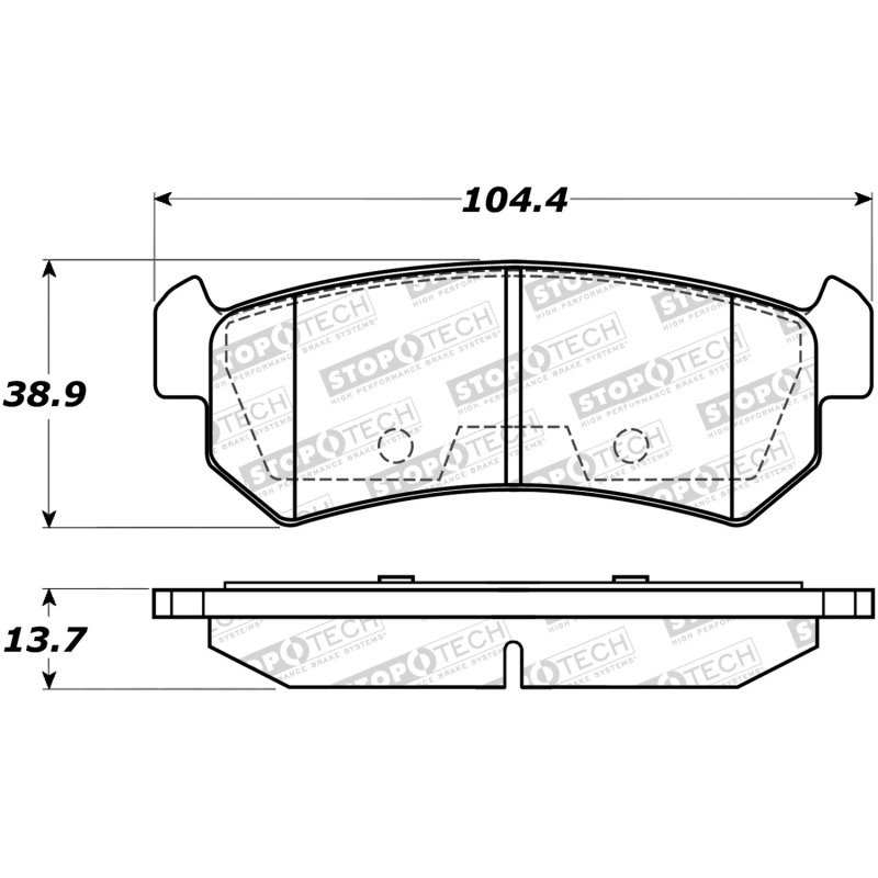 StopTech Street Brake Pads