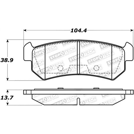 StopTech Street Brake Pads