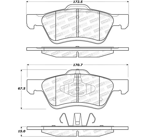 StopTech Street Brake Pads