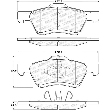 StopTech Street Brake Pads