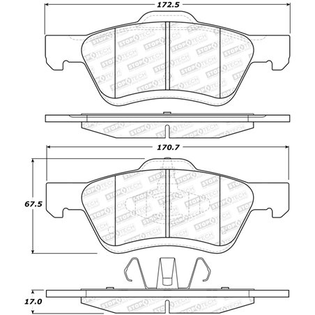 StopTech Street Brake Pads