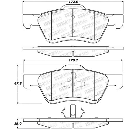 StopTech Street Brake Pads