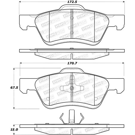 StopTech Street Brake Pads