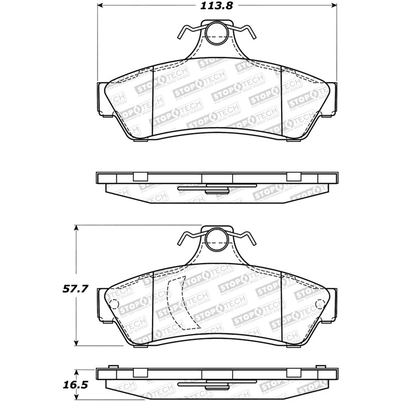 StopTech Street Brake Pads