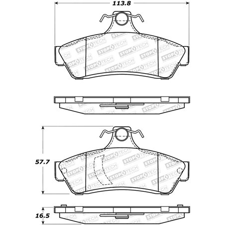 StopTech Street Brake Pads