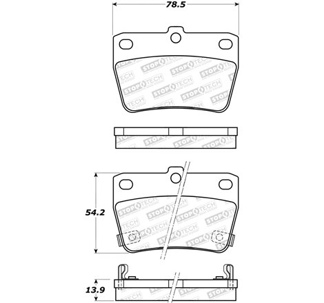 StopTech Street Brake Pads