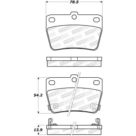 StopTech Street Brake Pads