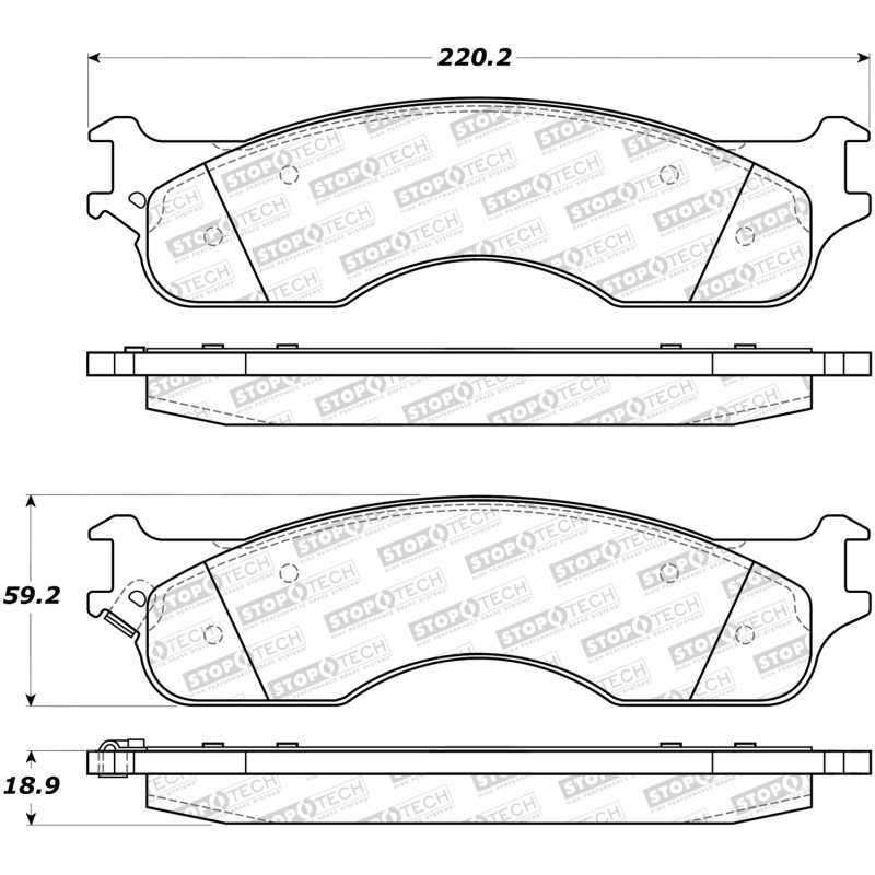 StopTech Street Brake Pads