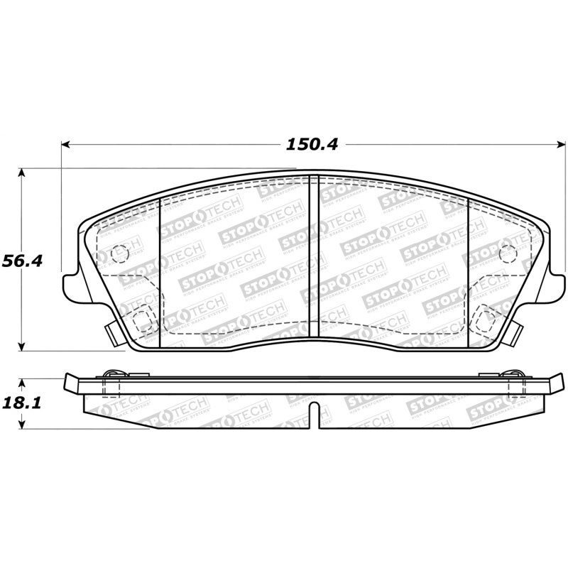 StopTech Street Brake Pads