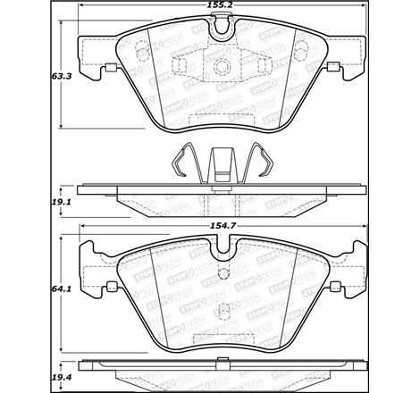 StopTech Street Brake Pads