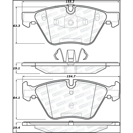 StopTech Street Brake Pads