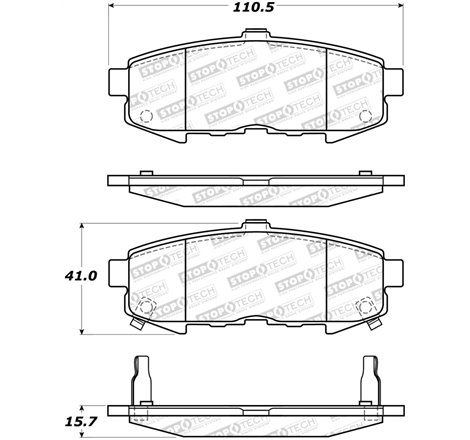 StopTech Street Brake Pads