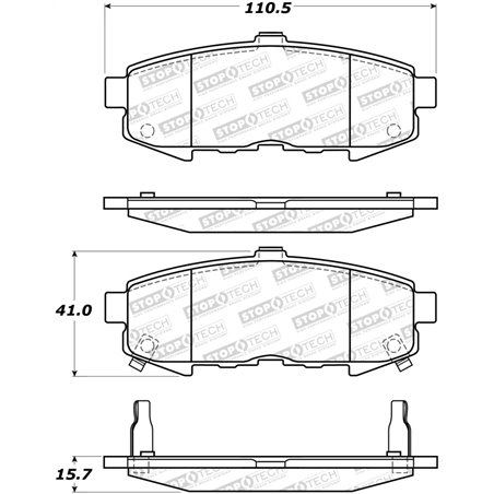 StopTech Street Brake Pads