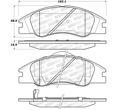 StopTech Street Brake Pads