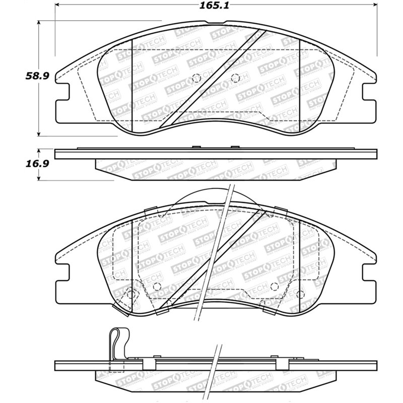 StopTech Street Brake Pads