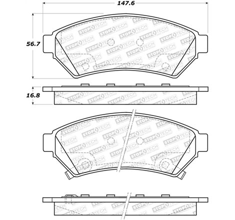 StopTech Street Brake Pads