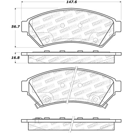 StopTech Street Brake Pads