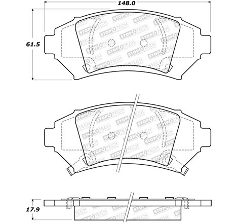 StopTech Street Brake Pads