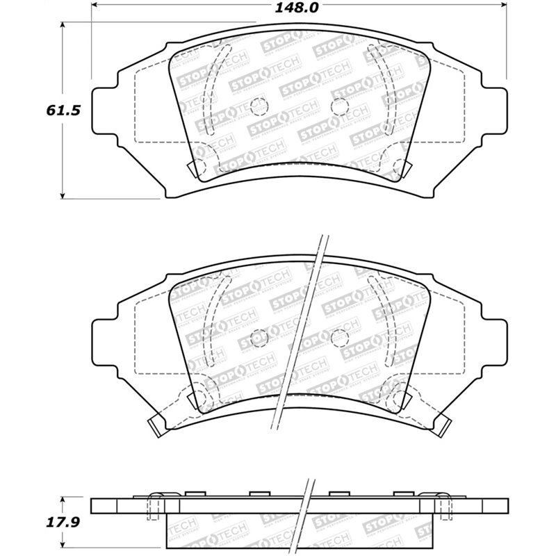 StopTech Street Brake Pads