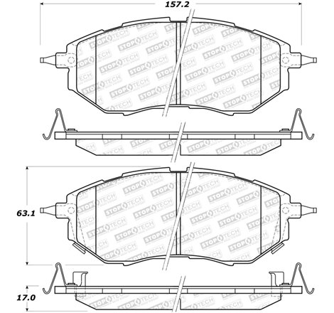 StopTech Street Brake Pads