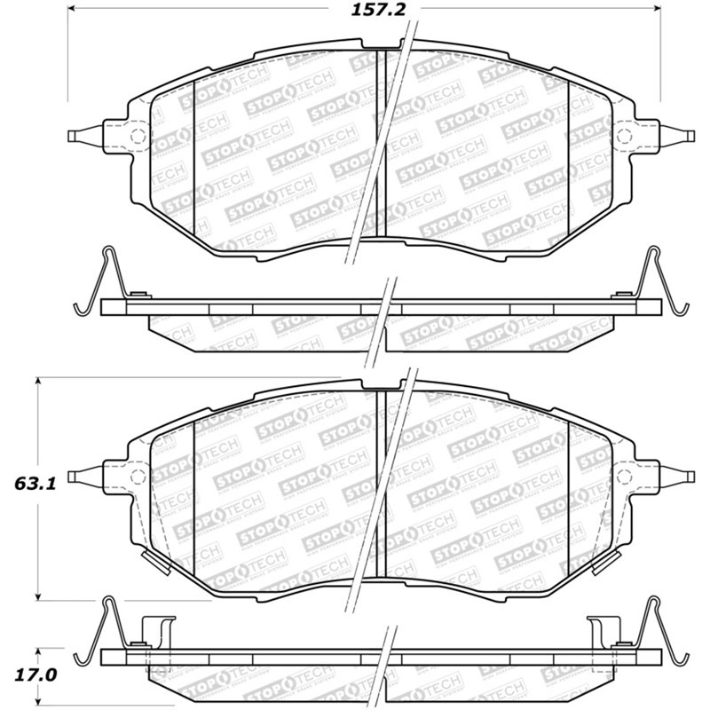 StopTech Street Brake Pads