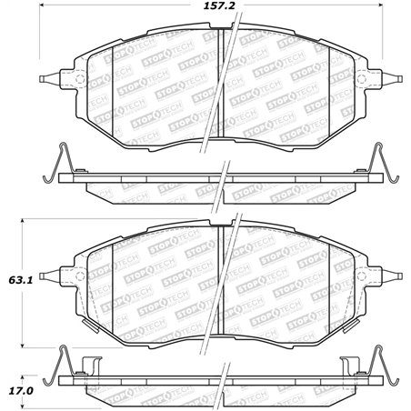 StopTech Street Brake Pads