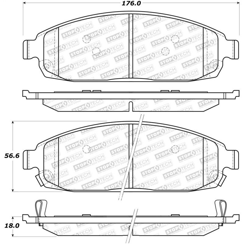 StopTech Street Brake Pads