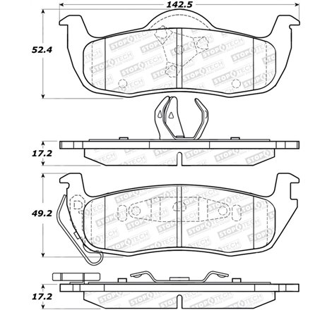 StopTech Street Brake Pads