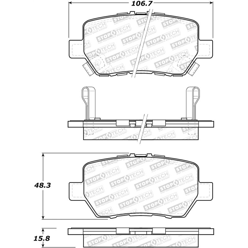 StopTech Street Brake Pads