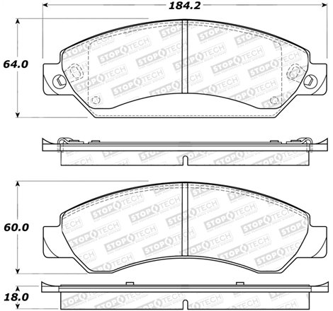 StopTech Street Brake Pads