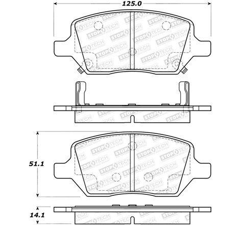 StopTech Street Brake Pads