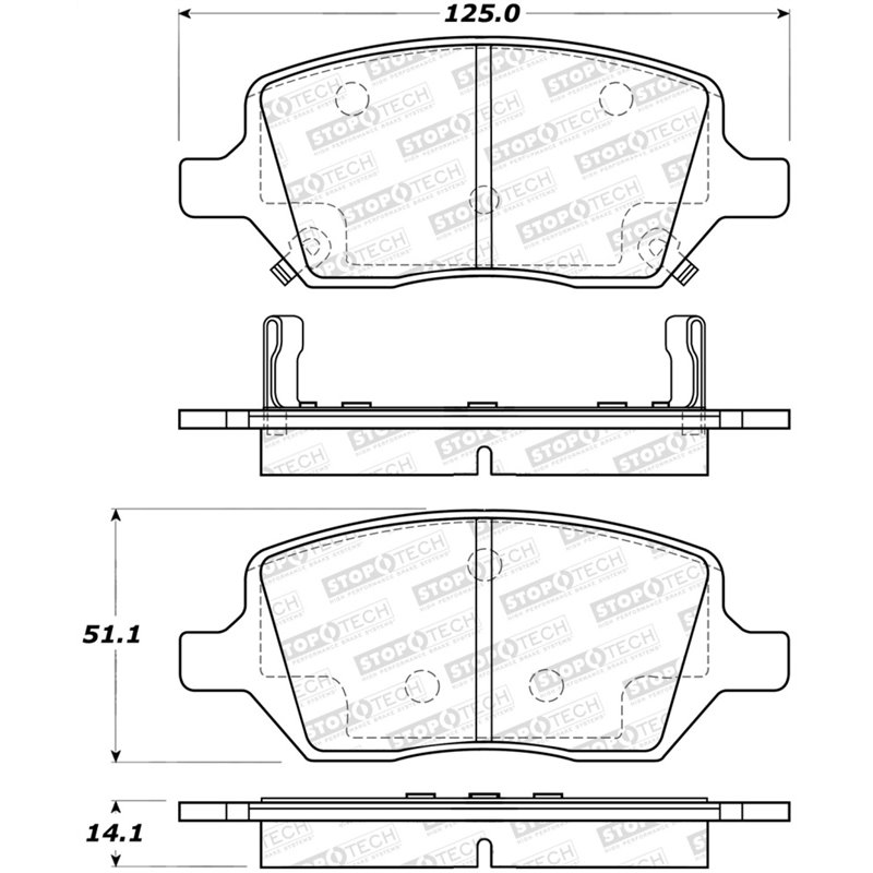 StopTech Street Brake Pads