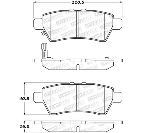 StopTech Street Brake Pads