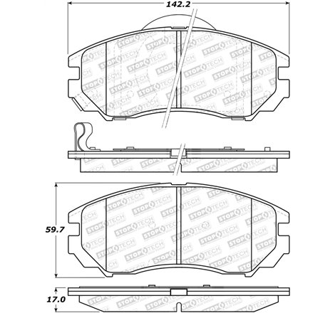 StopTech Street Brake Pads