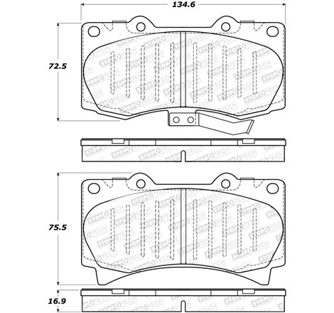 StopTech Street Brake Pads