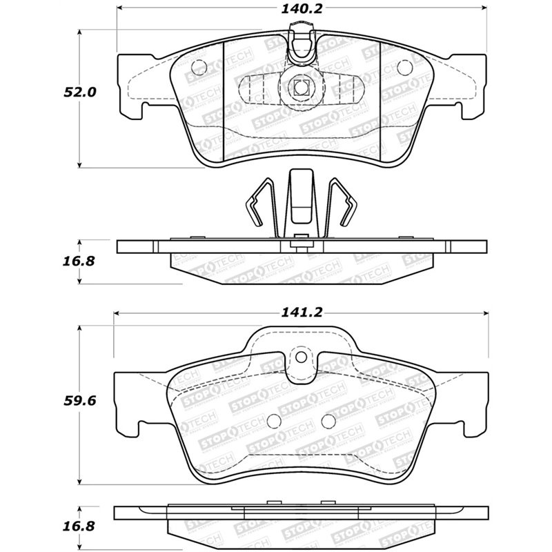 StopTech Street Brake Pads