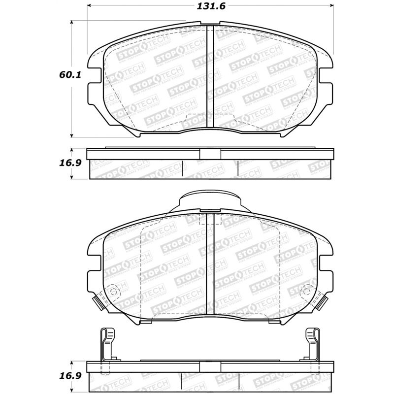 StopTech Street Brake Pads