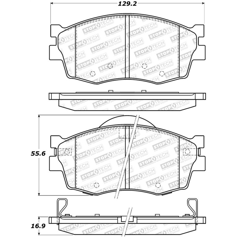 StopTech Street Brake Pads