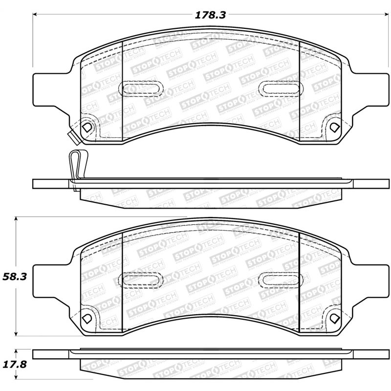 StopTech Street Brake Pads