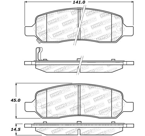 StopTech Street Brake Pads