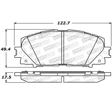 StopTech Street Brake Pads