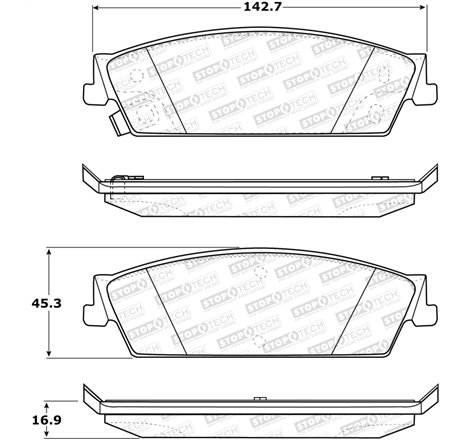 StopTech Street Brake Pads