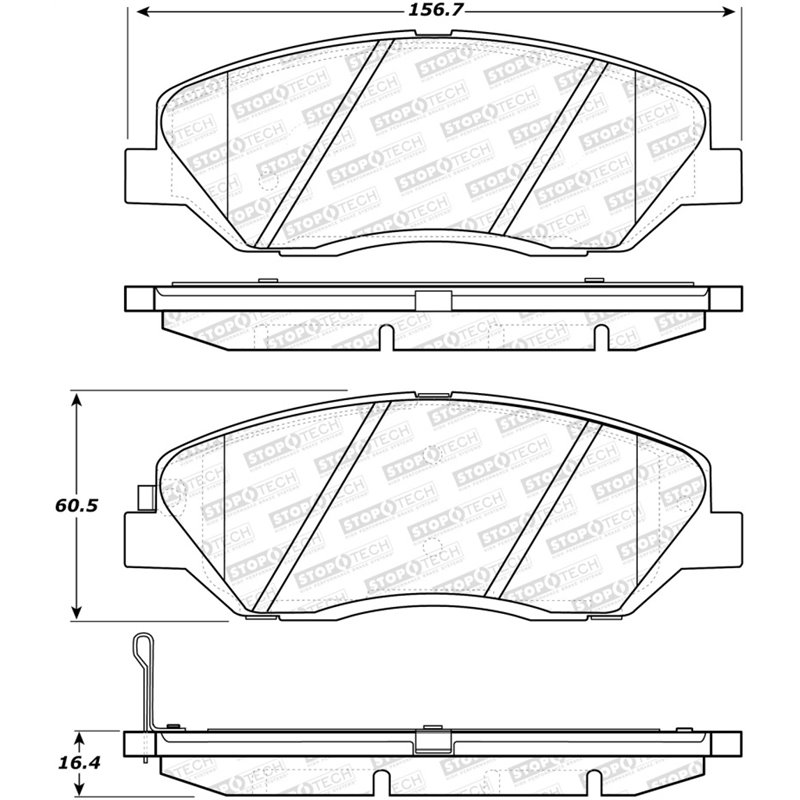 StopTech Street Brake Pads