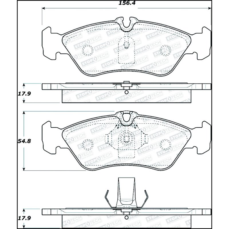 StopTech Street Brake Pads