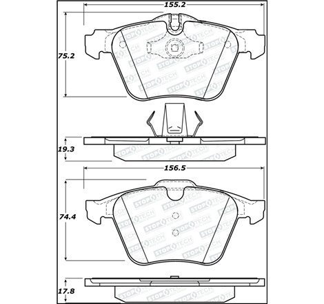 StopTech Street Brake Pads