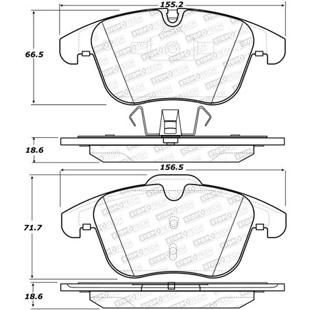 StopTech Street Brake Pads